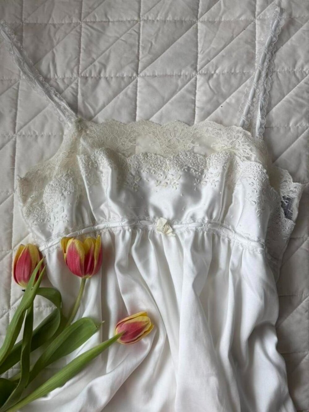 Vintage Miss Dior Paris New York Saks Fifth Avenue NightGown Midi Dress Small